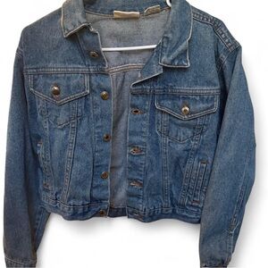 Vintage Blue Jean Jacket for Women
